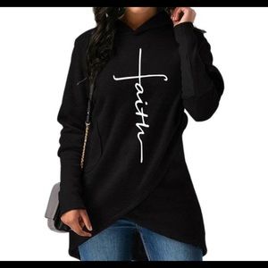 Brand New black faith hoodie!